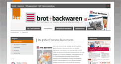 Desktop Screenshot of brotundbackwaren.de